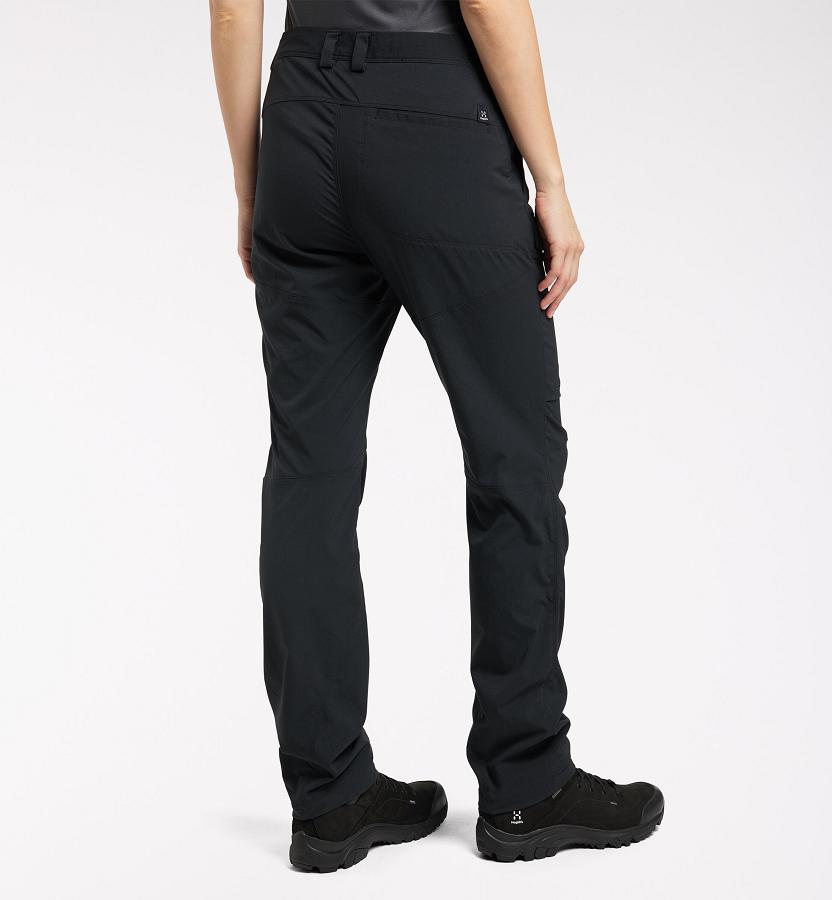 Haglöfs Womens Mid Fjord Hiking Pants Black New Zealand 68307IKEB